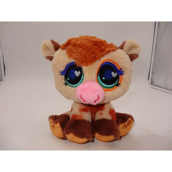 Littlest Pet Shop LPS Series 3 Cuddle Plush Brown & Tan Cow   2025 - Picture 1 of 10